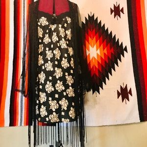 Beautiful fringe kimono